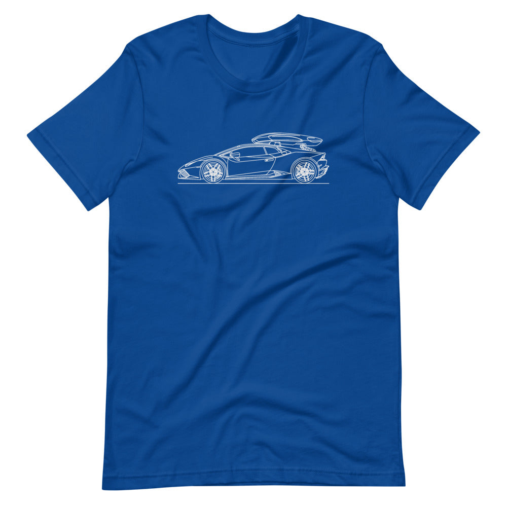Lamborghini Huracan t-shirt on a plain background
