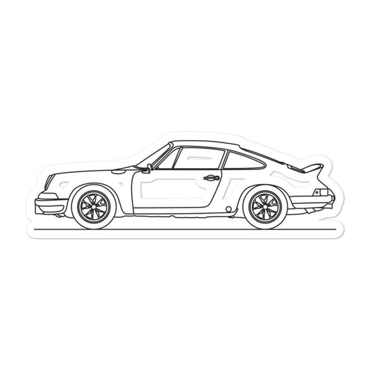 Porsche 911 Carrera RS 2.7 Sticker - Artlines Design