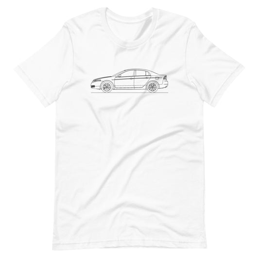 Acura TL UA6 White T-shirt - Artlines Design