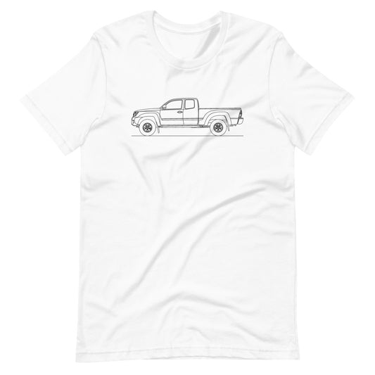 Toyota Tacoma N220 t-shirt displayed on a flat surface