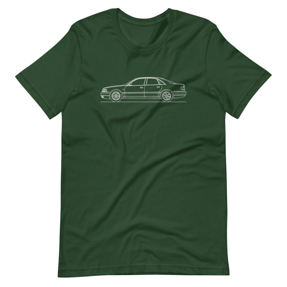 audi d2 s8 t-shirt in classic black