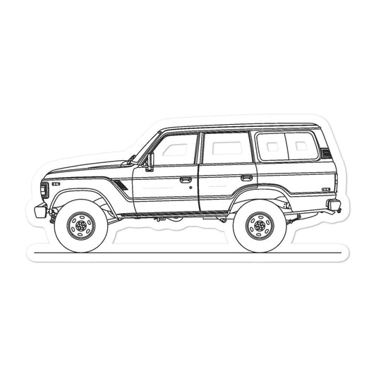 Toyota Land Cruiser J60 Sticker