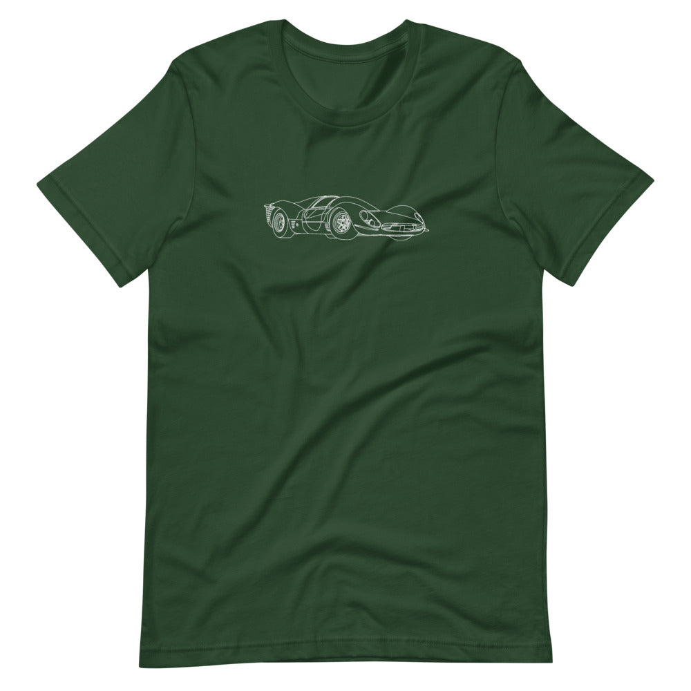 Ferrari 330 P4 FTQ t-shirt design displayed