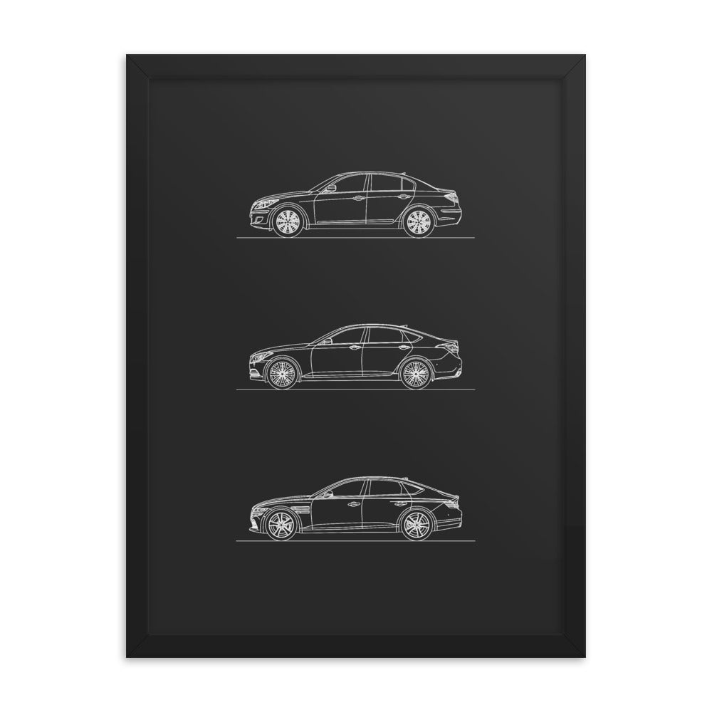 Hyundai Genesis Evolution Poster