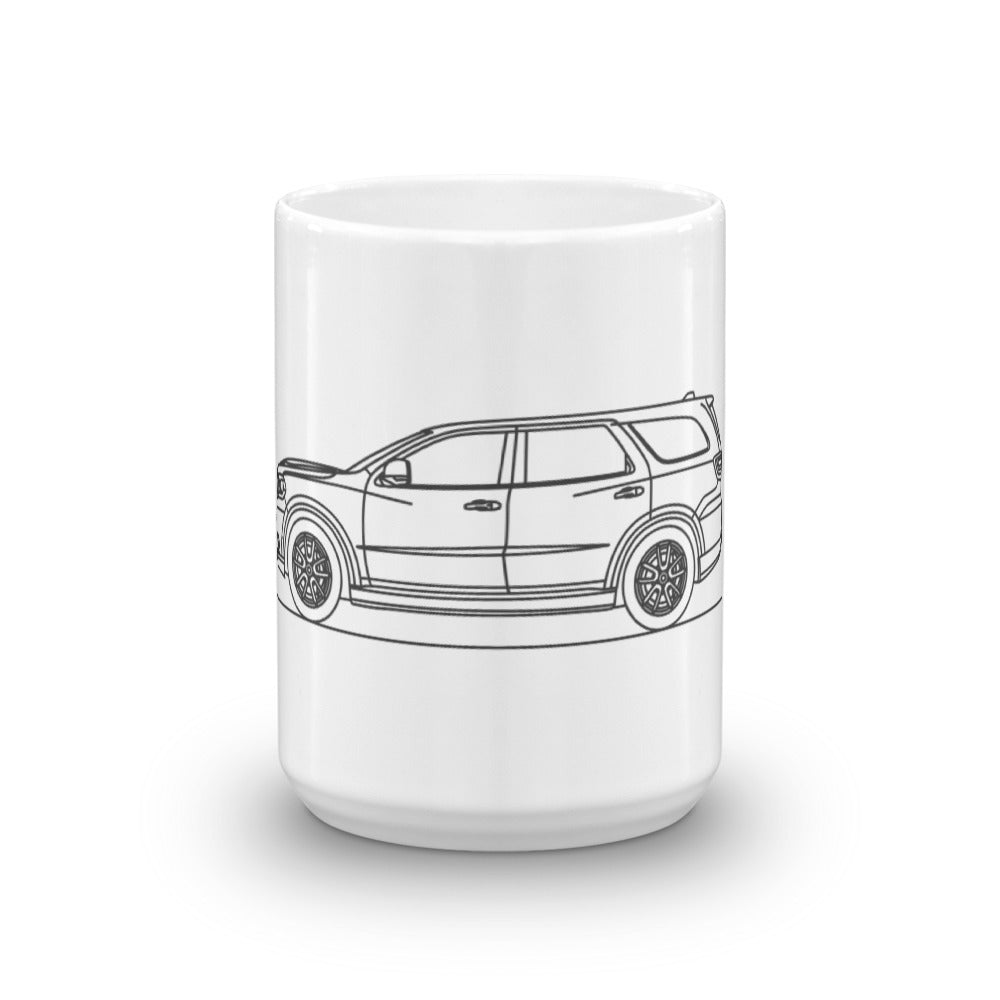 Dodge Durango III SRT mug with sleek design