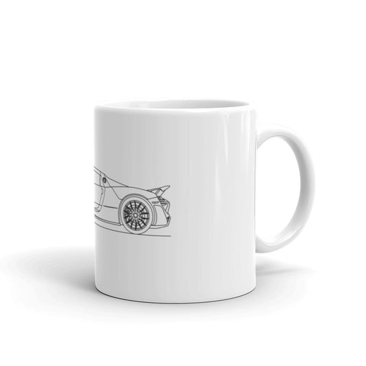 Porsche 918 Spyder Outline design on mug