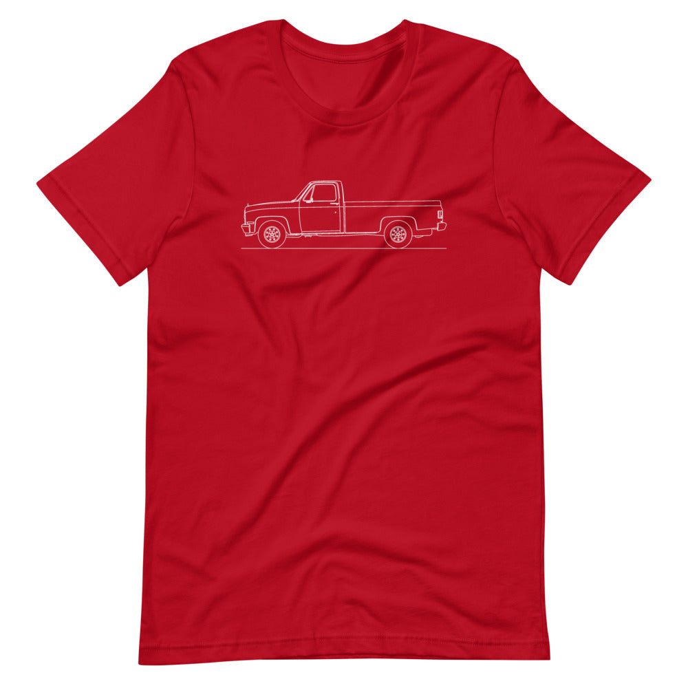 Chevrolet C/K 3rd Gen T-shirt Red - Artlines Design