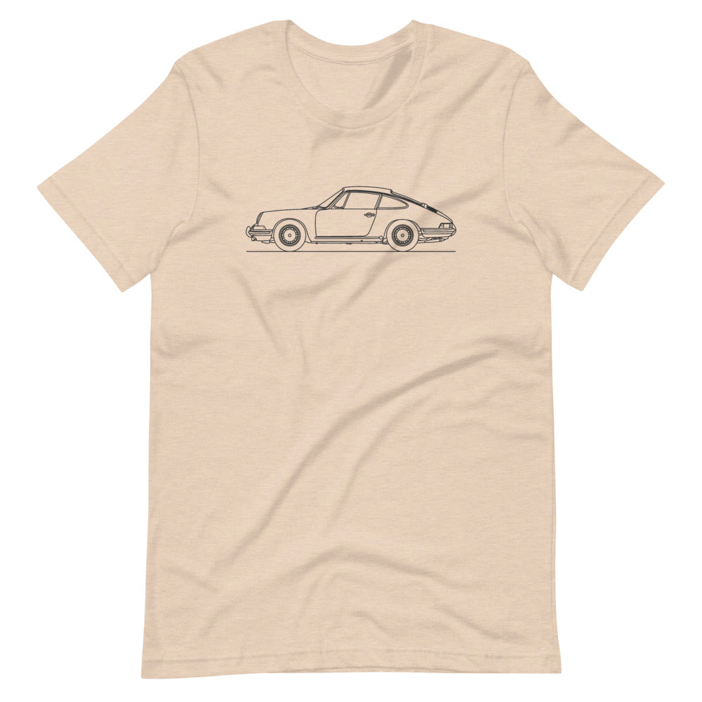 Porsche 911 Classic T-shirt Heather Dust - Artlines Design