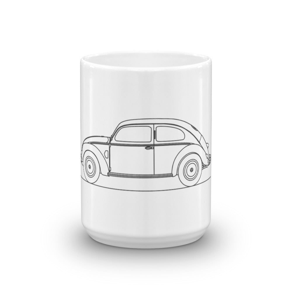 Volkswagen Beetle I Mug with colorful design