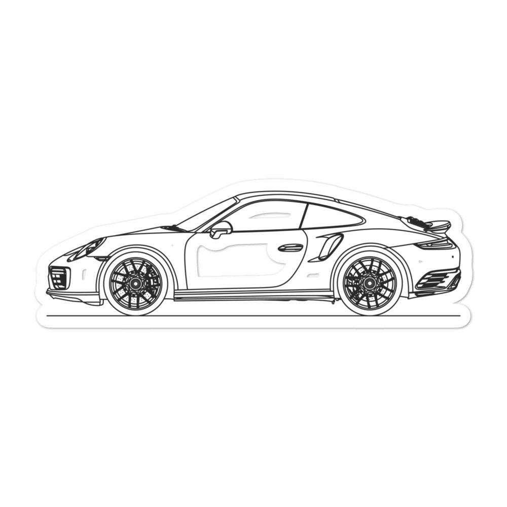 Porsche 911 991.2 Turbo Sticker - Artlines Design