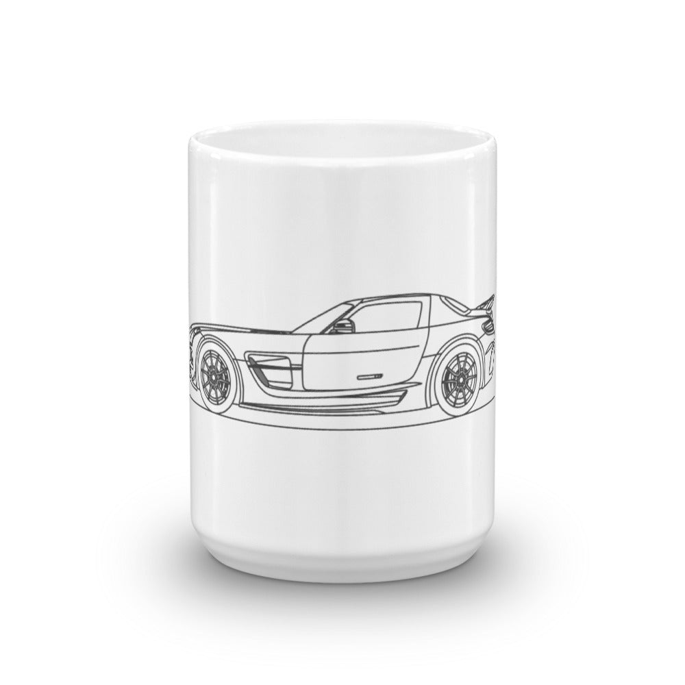 Mercedes-Benz SLS AMG Black Series mug design