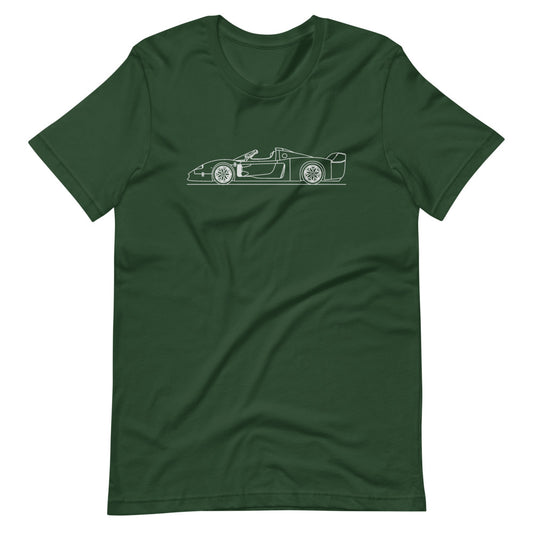 Maserati MC12 silhouette graphic t-shirt design