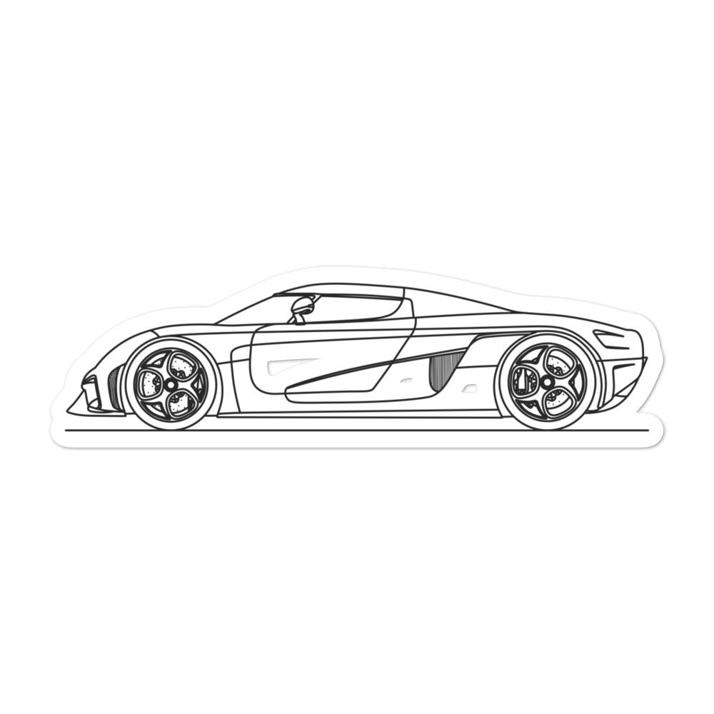Koenigsegg Regera Sticker - Artlines Design
