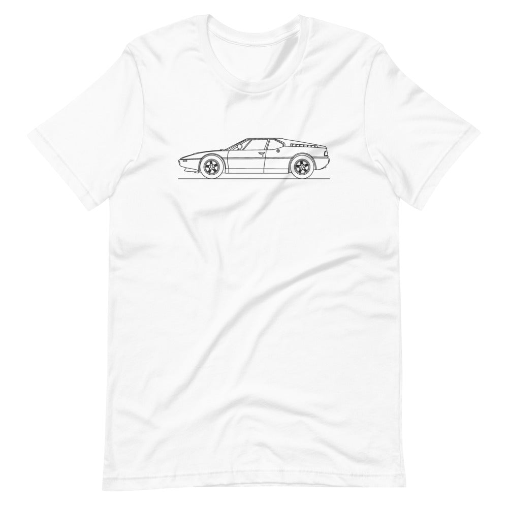 BMW E26 M1 T-shirt White - Artlines Design