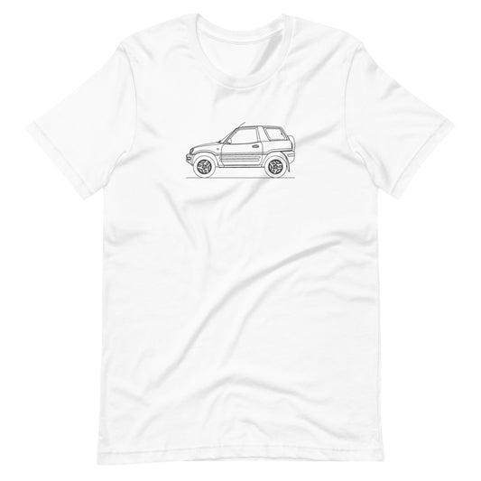 Toyota RAV4 XA10 t-shirt in vibrant colors
