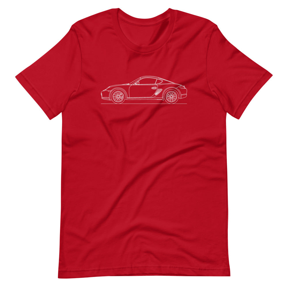 Porsche Cayman S 987 t-shirt design displayed