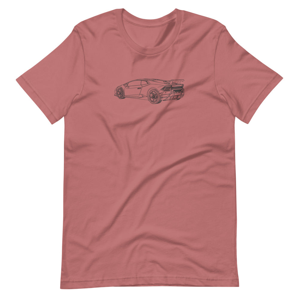 Lamborghini Huracán Performante silhouette T-shirt design