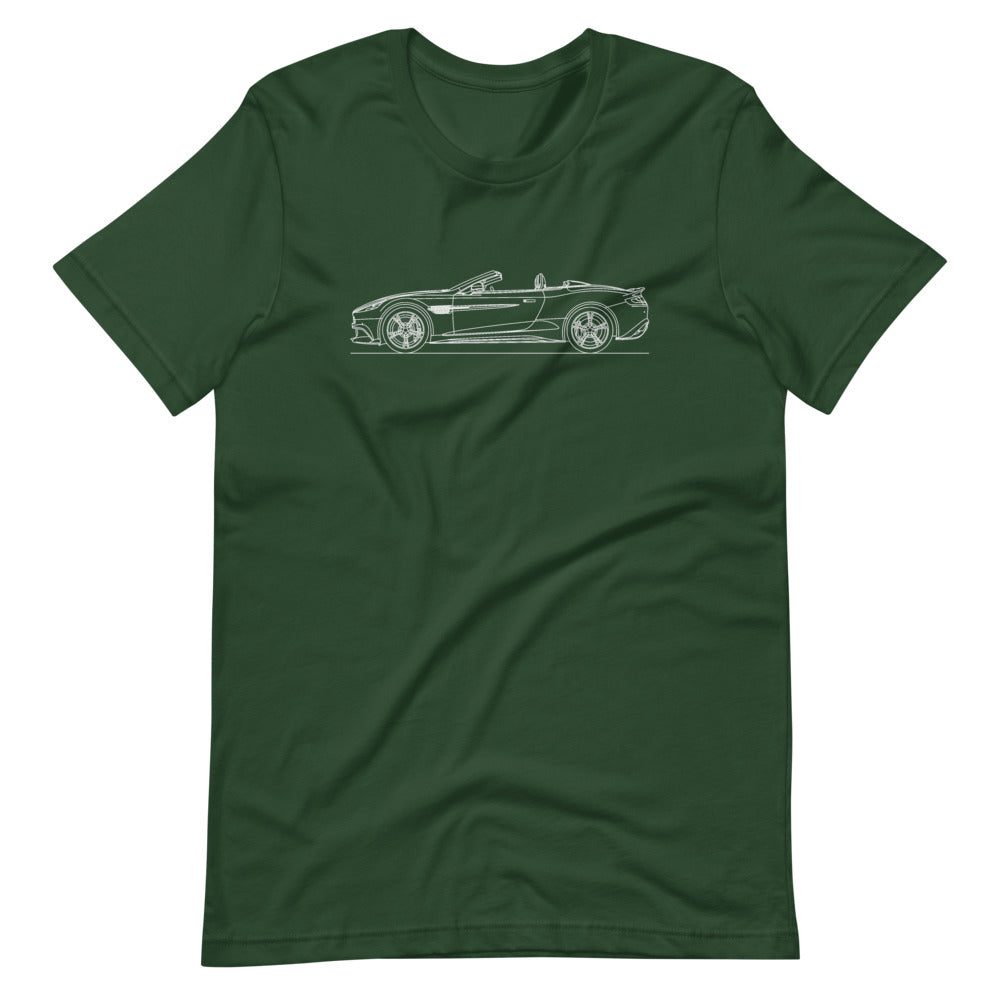 Aston Martin Vanquish S Volante Forest T-shirt - Artlines Design