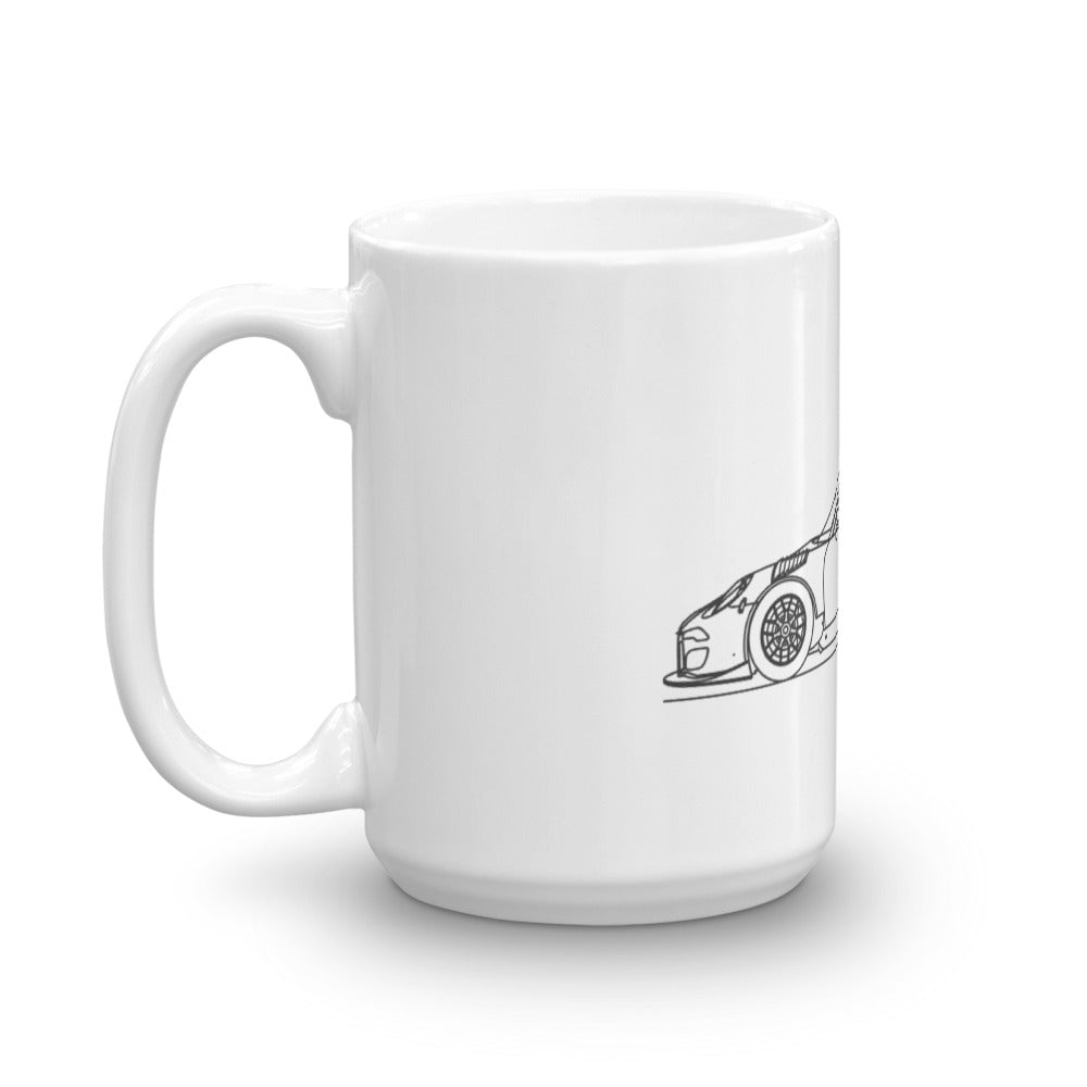 Porsche 911 GT3 mug on a table
