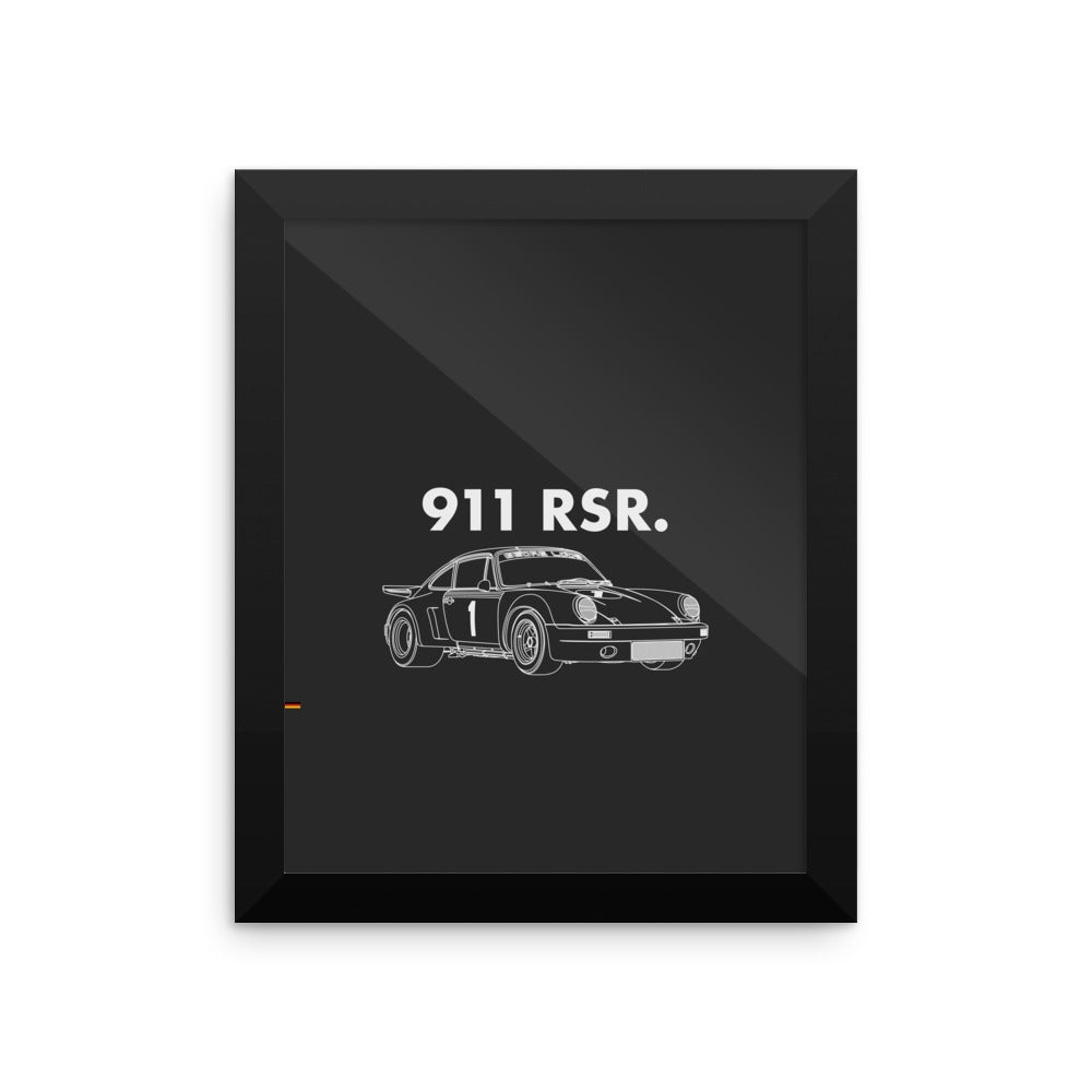 Porsche 911 1974 RSR Poster