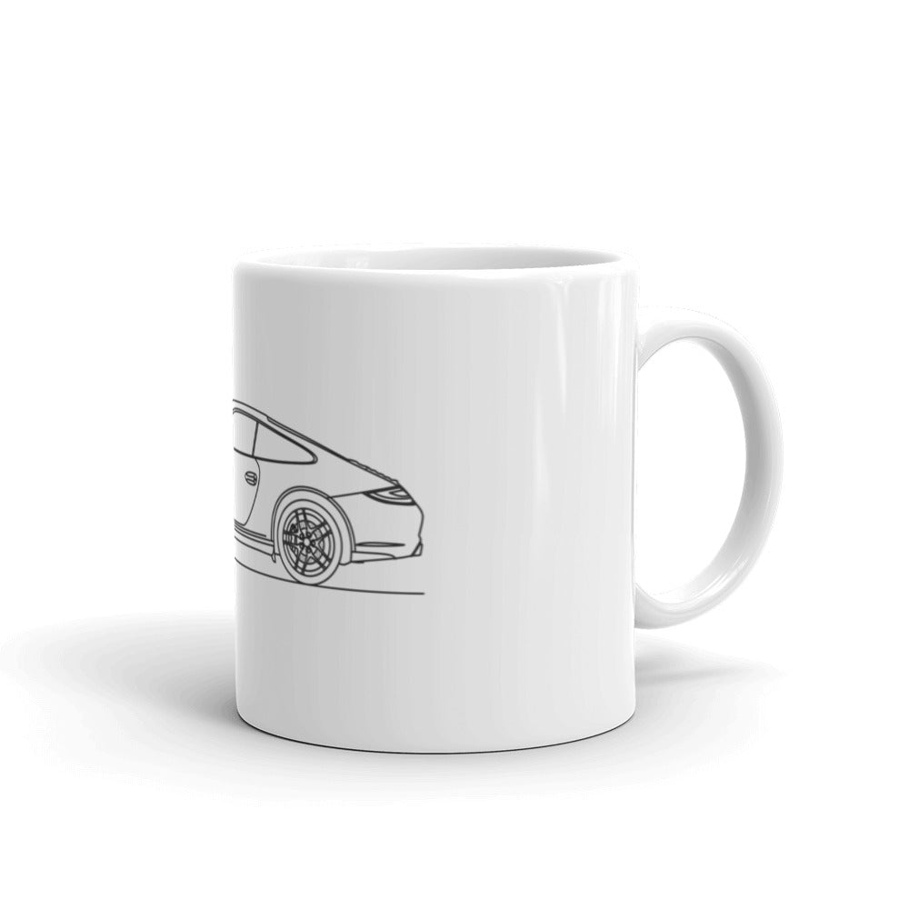 Porsche 911 997.2 Carrera mug design