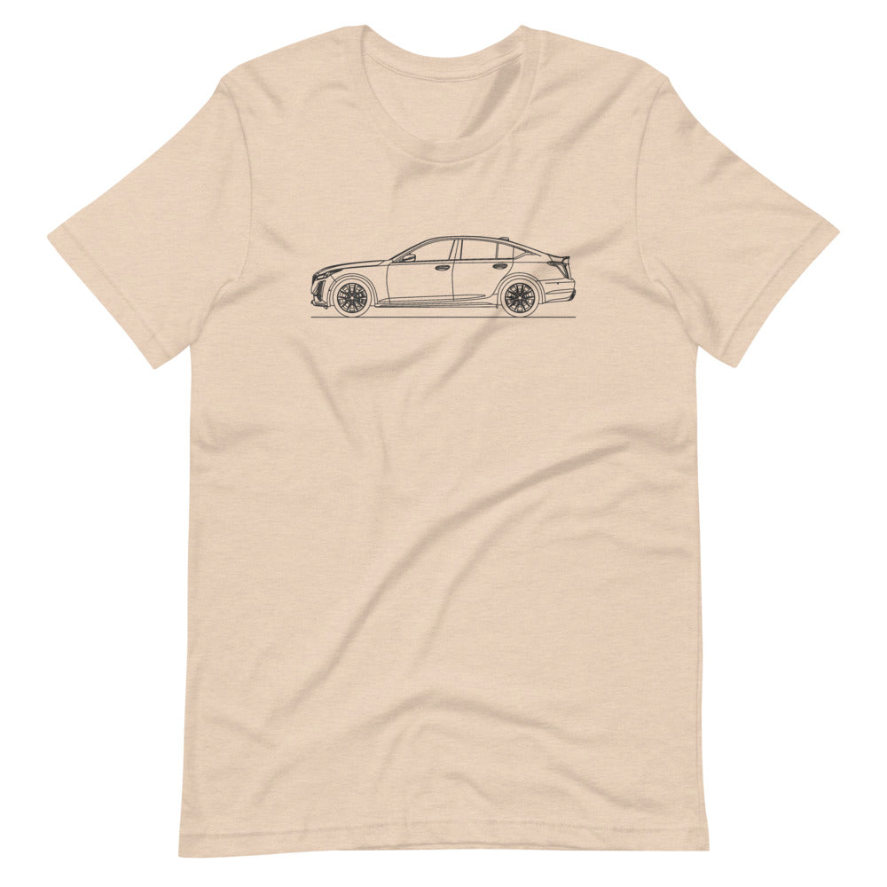 Cadillac CT5-V T-shirt Heather Dust - Artlines Design