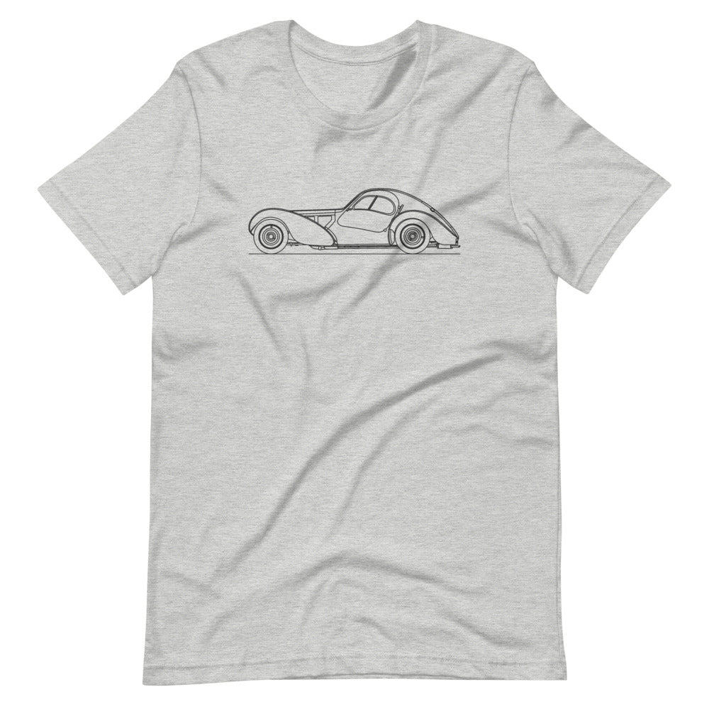Bugatti Type 57SC Atlantic T-shirt Athletic Heather - Artlines Design