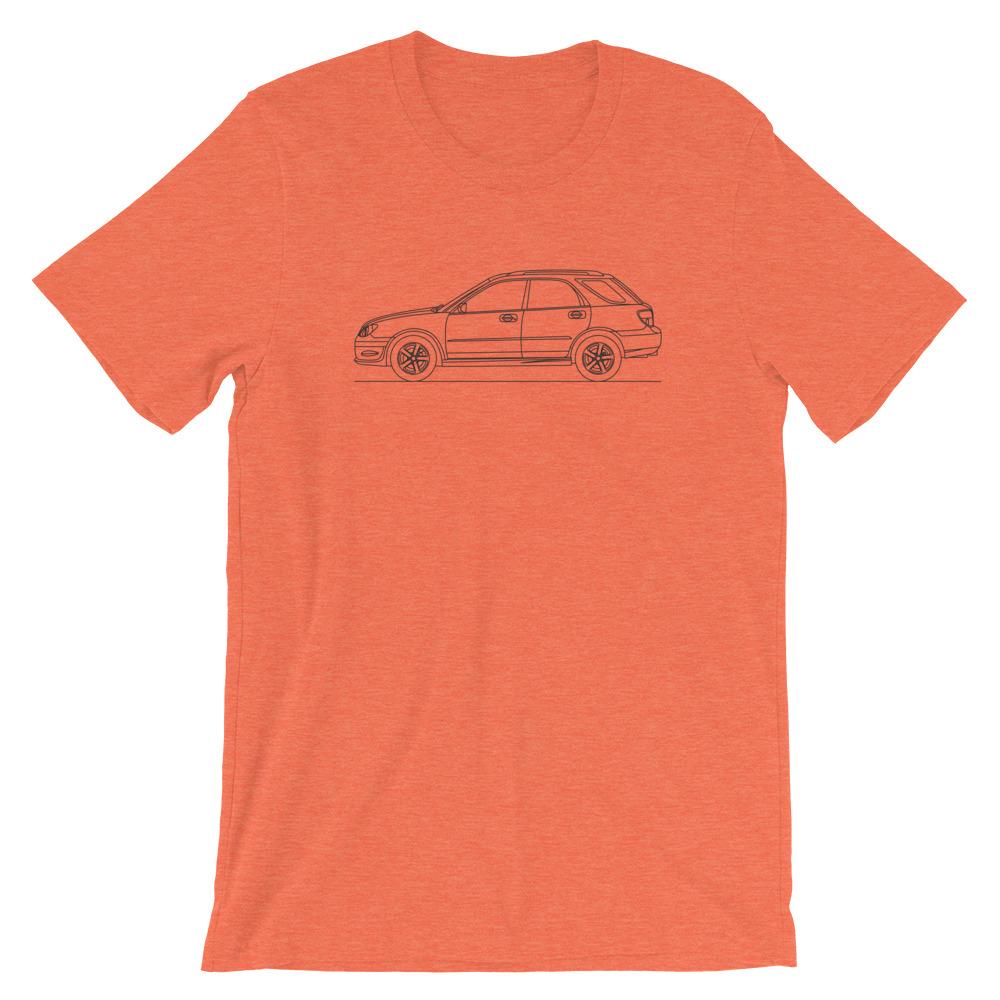 Subaru Impreza II Wagon T-shirt - Artlines Design