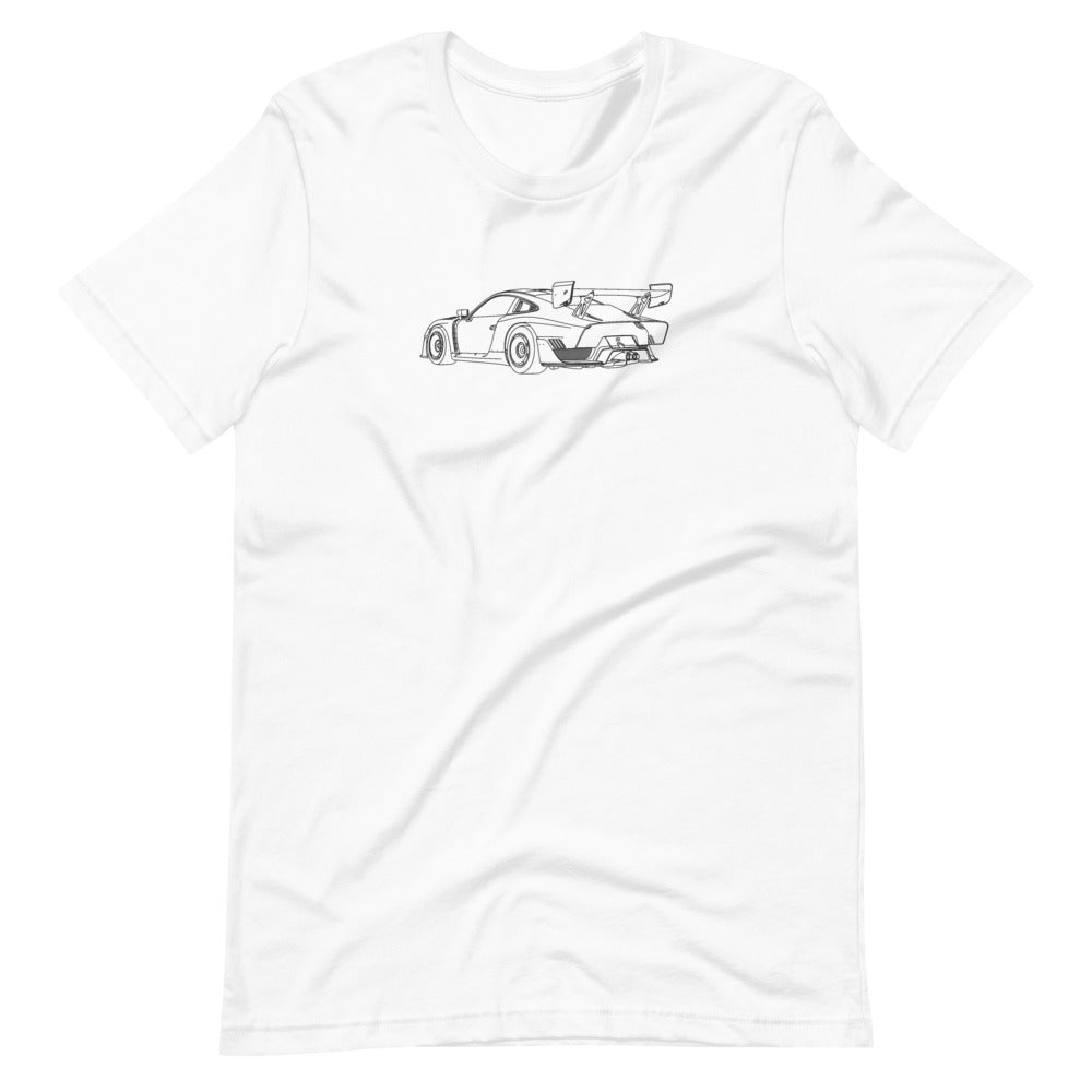Porsche 935 RTQ T-shirt White - Artlines Design