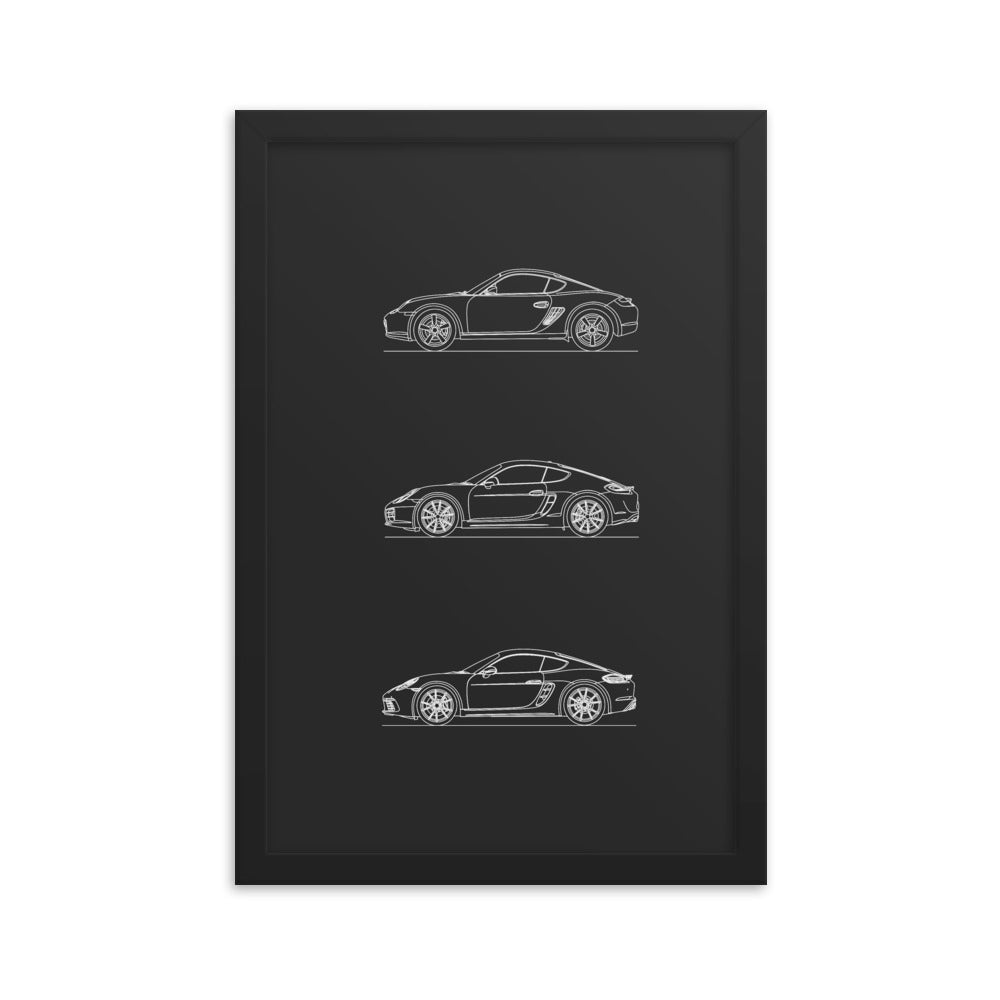 Porsche Cayman Evolution Poster