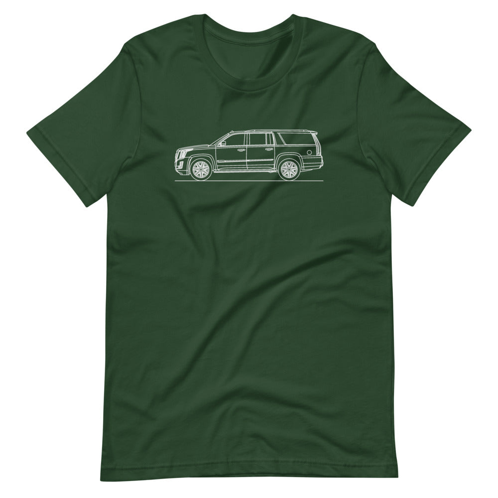 Cadillac Escalade ESV GMT K2XL T-shirt Forest - Artlines Design
