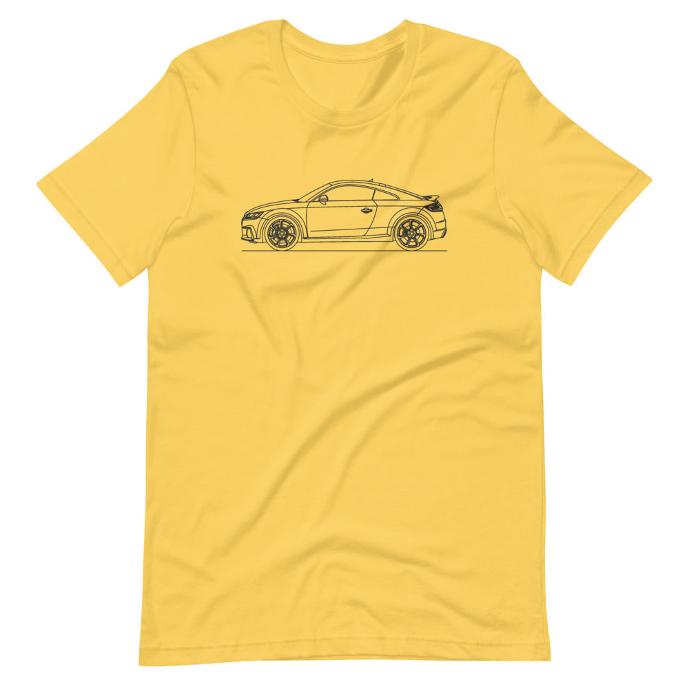 Audi 8S TT RS silhouette design on t-shirt