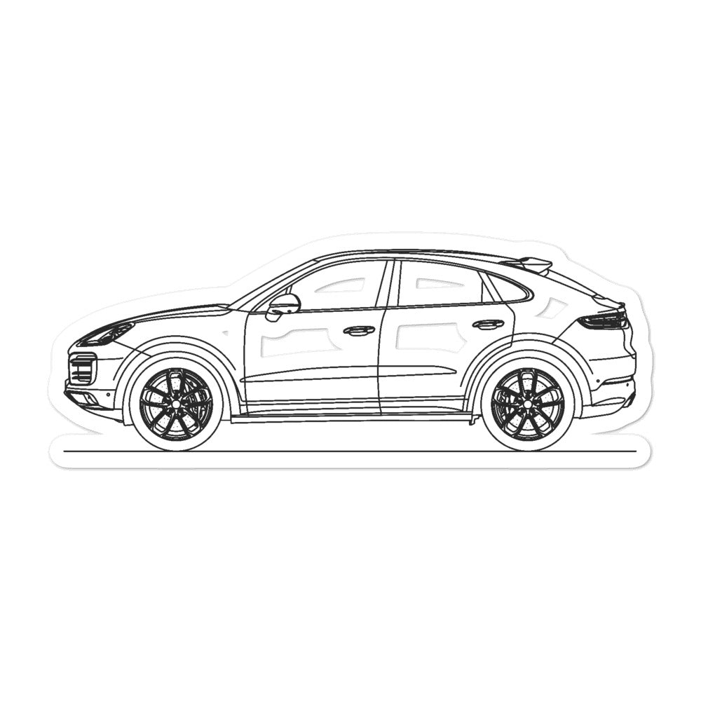Porsche Cayenne E3 Turbo S Coupé Sticker