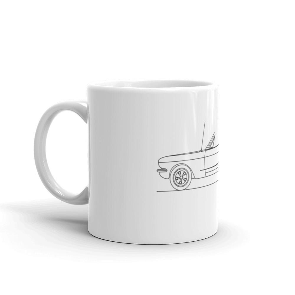 Ford Mustang I GT Convertible Mug - Artlines Design