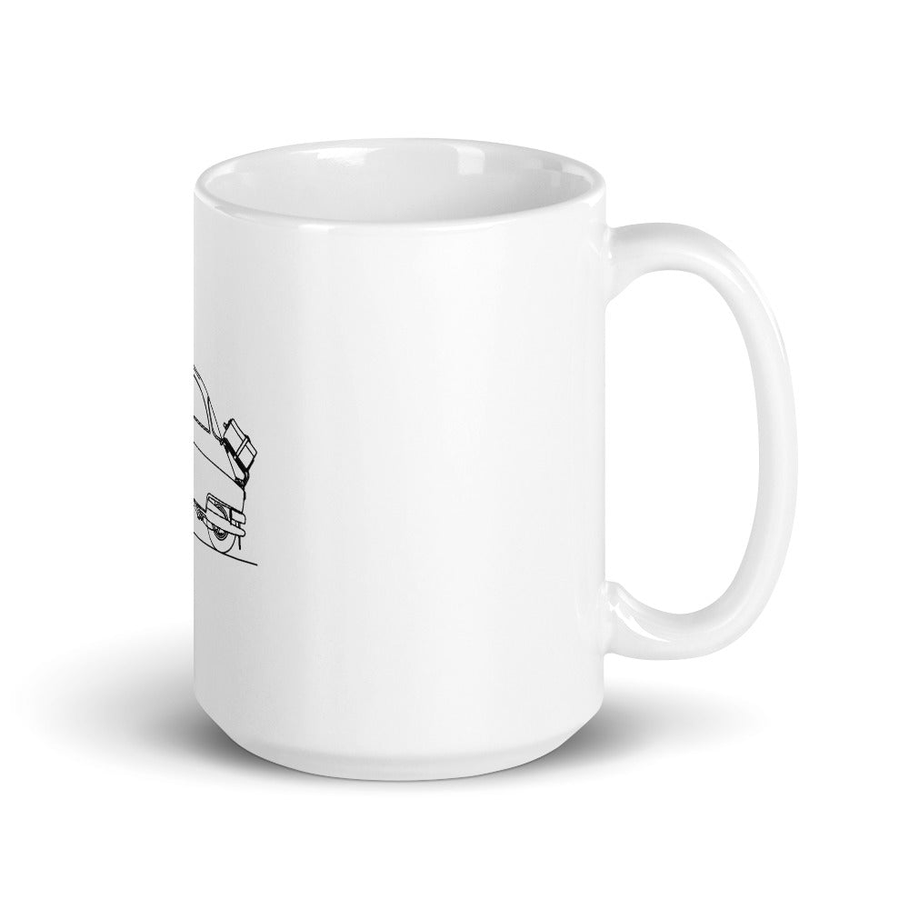 BMW Isetta mug on a stylish background
