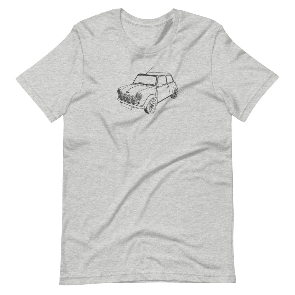Mini MK1 FTQ t-shirt on a plain background