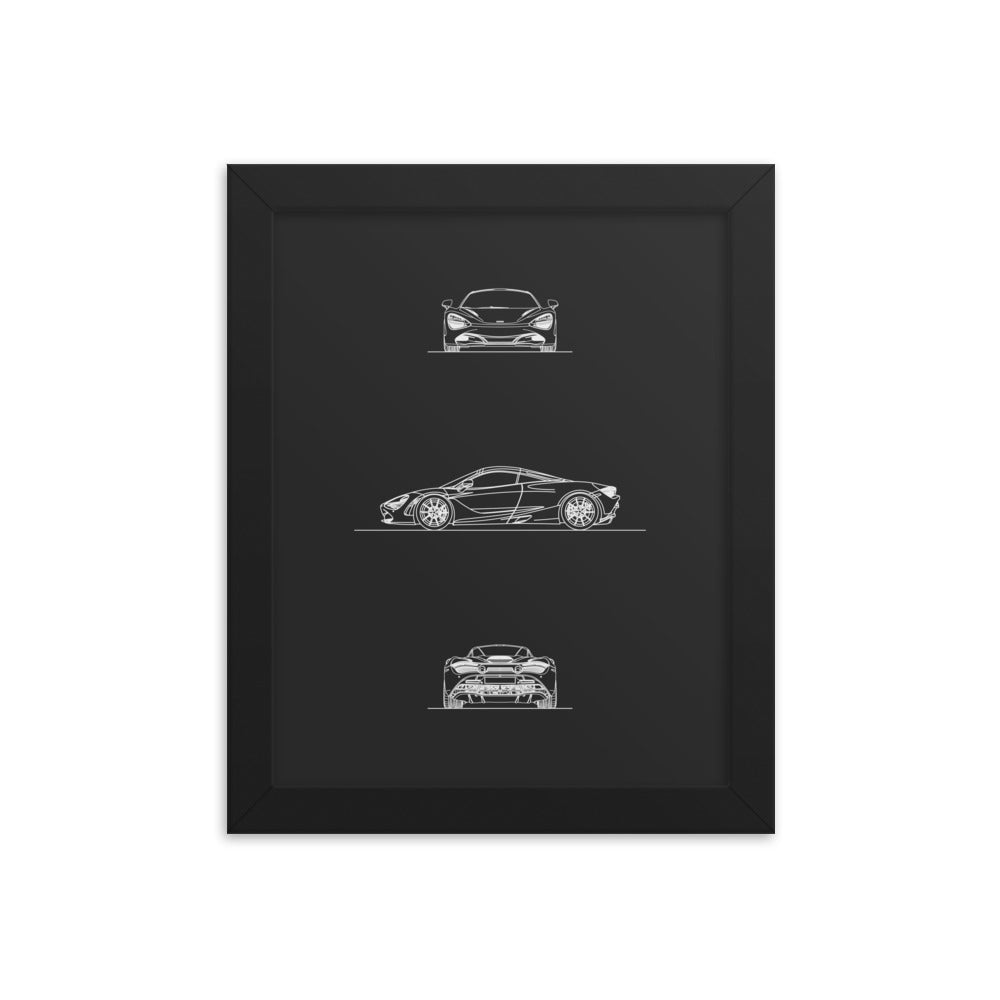 McLaren 720S FSR Poster