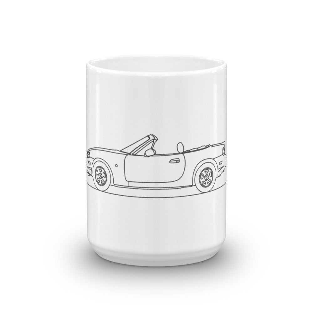 Mazda NB MX-5 mug on a table