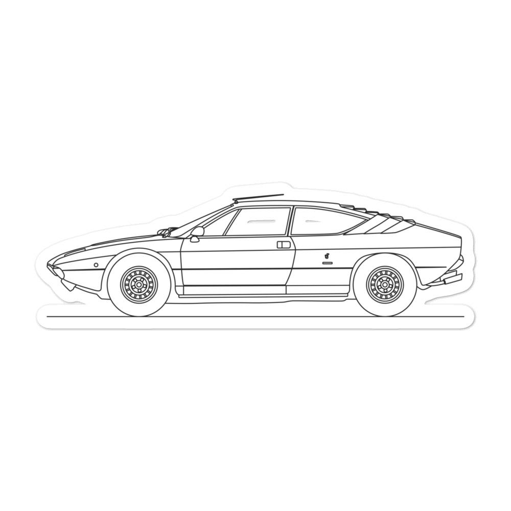 Lamborghini Uracco Outline sticker on a wall
