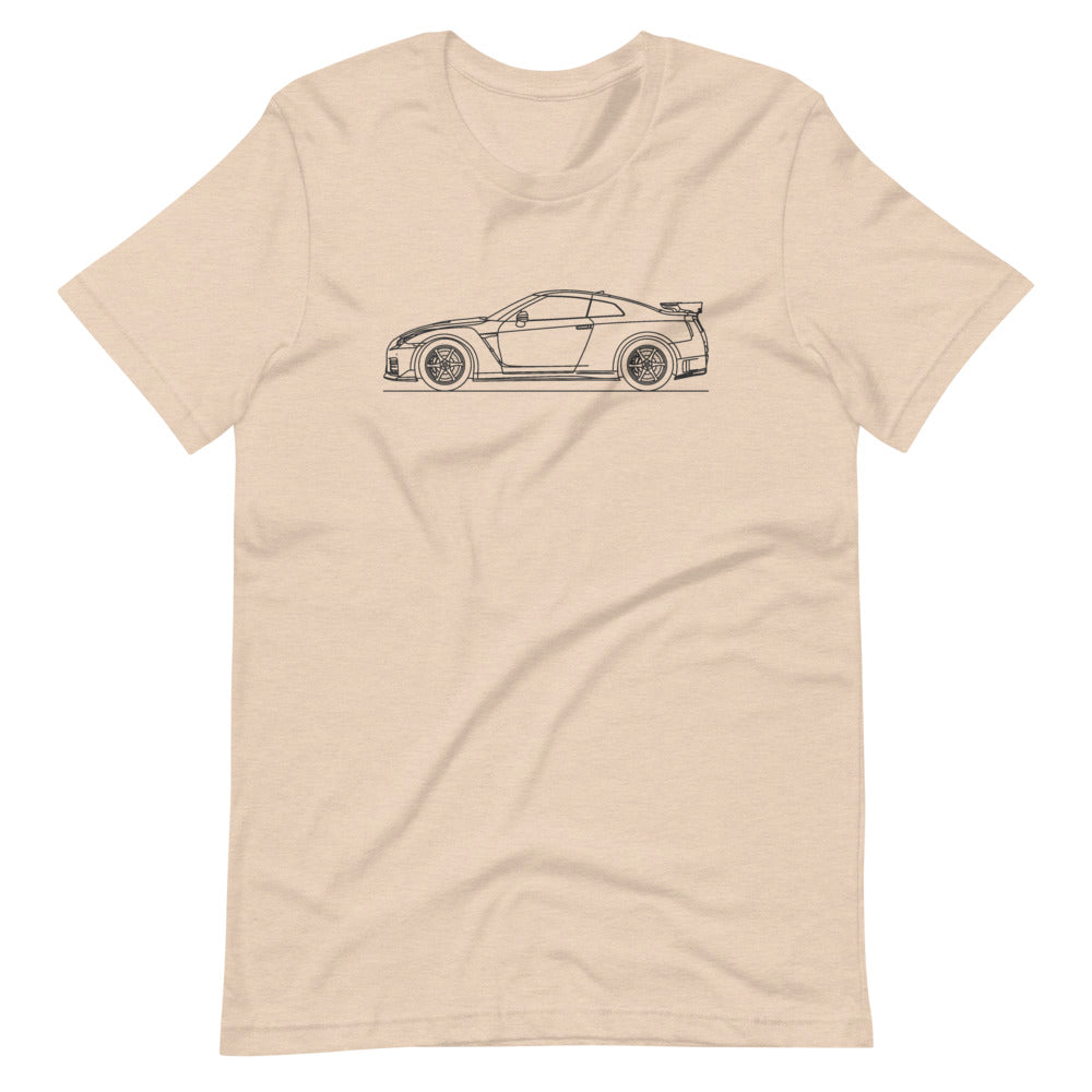 Nissan GT-R R35 Nismo silhouette T-shirt design