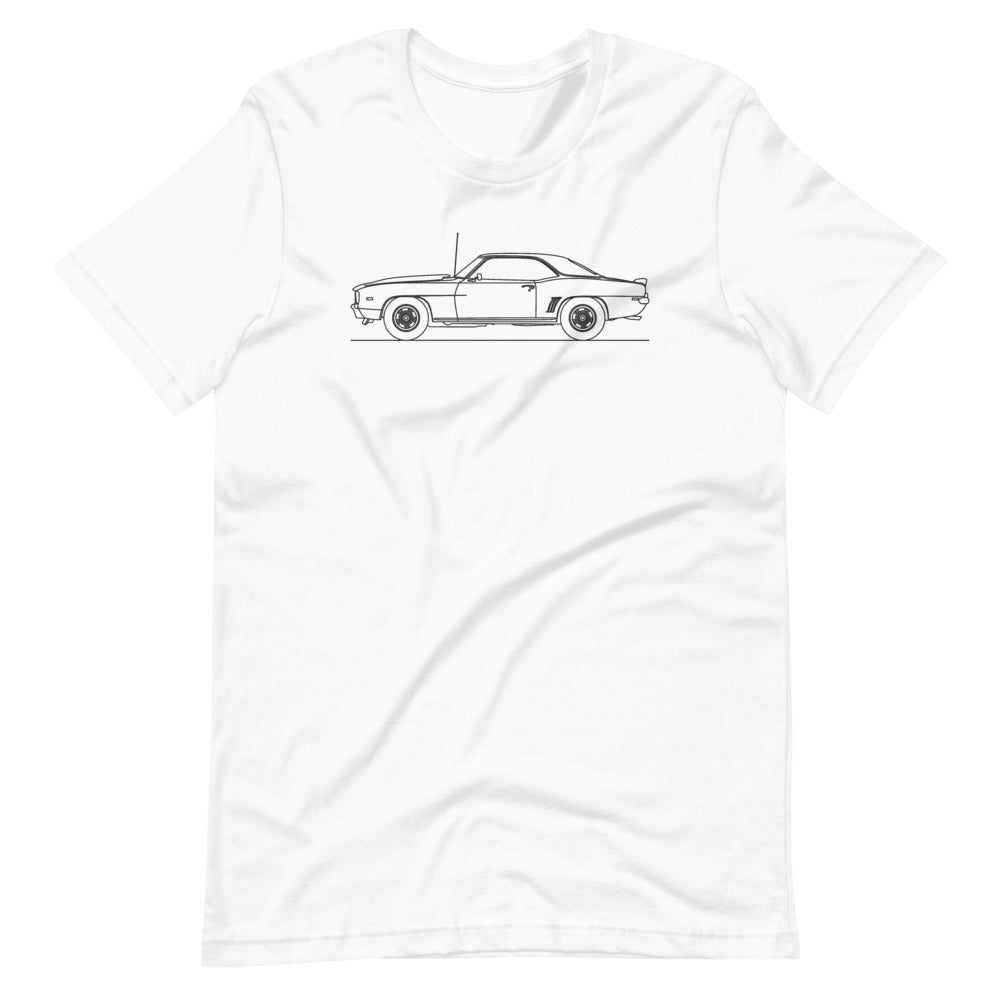 Chevrolet Camaro Z28 1st Gen T-shirt White - Artlines Design