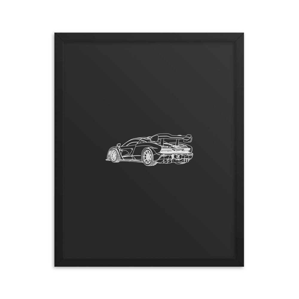 McLaren Senna RTQ Poster