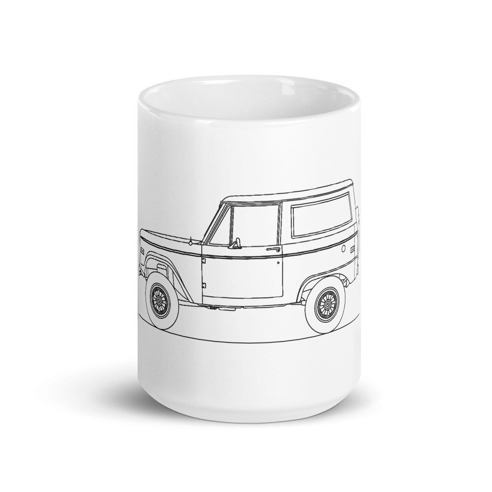 Ford Bronco Uncut 1st Gen Mug