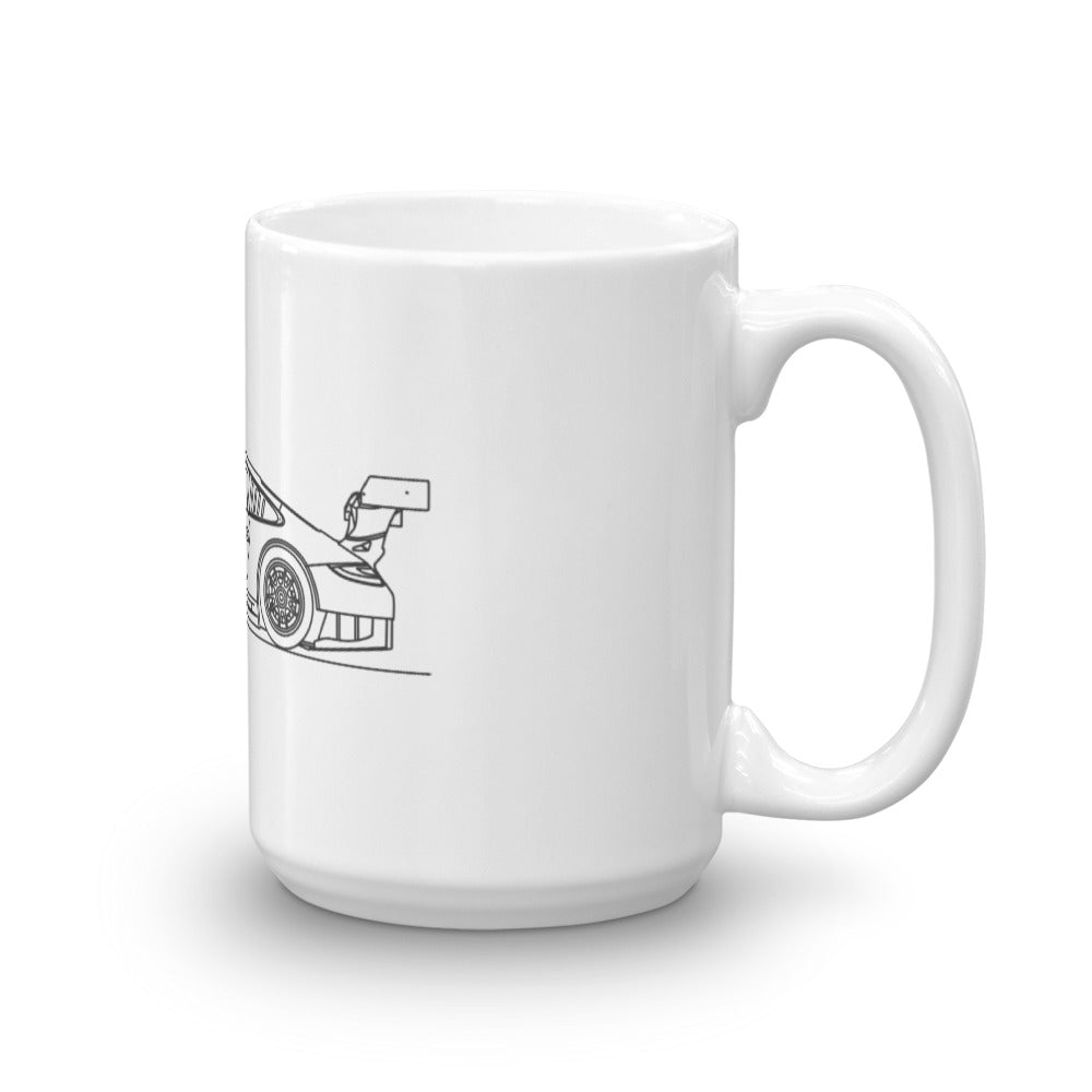 Porsche 911 GT3 R mug with sleek design