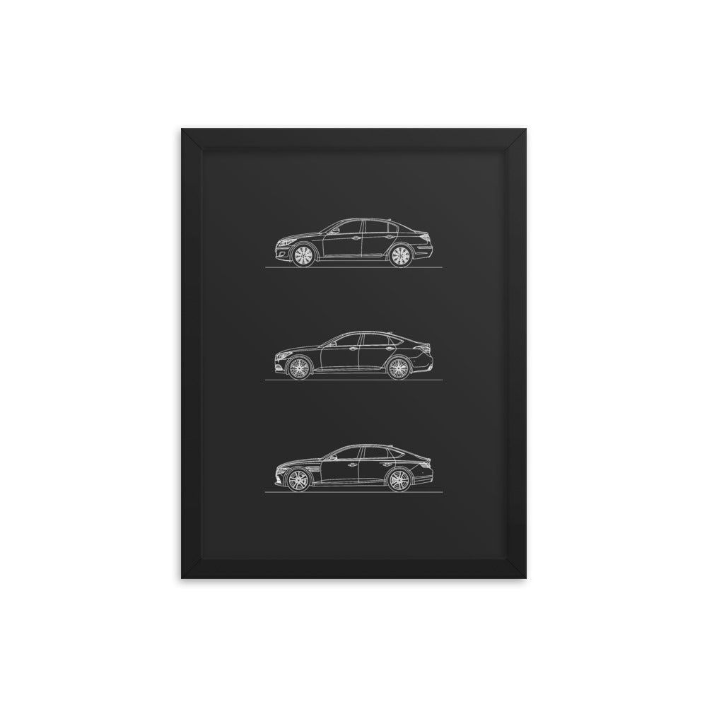 Hyundai Genesis Evolution Poster