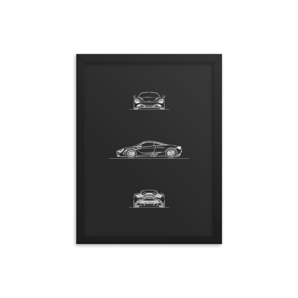 McLaren 720S FSR Poster