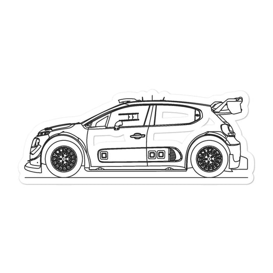 Citroën C3 2nd Gen WRC Sticker