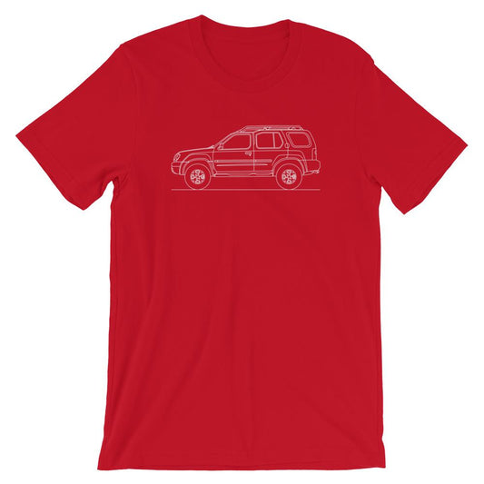Nissan Xterra WD22 silhouette T-shirt design