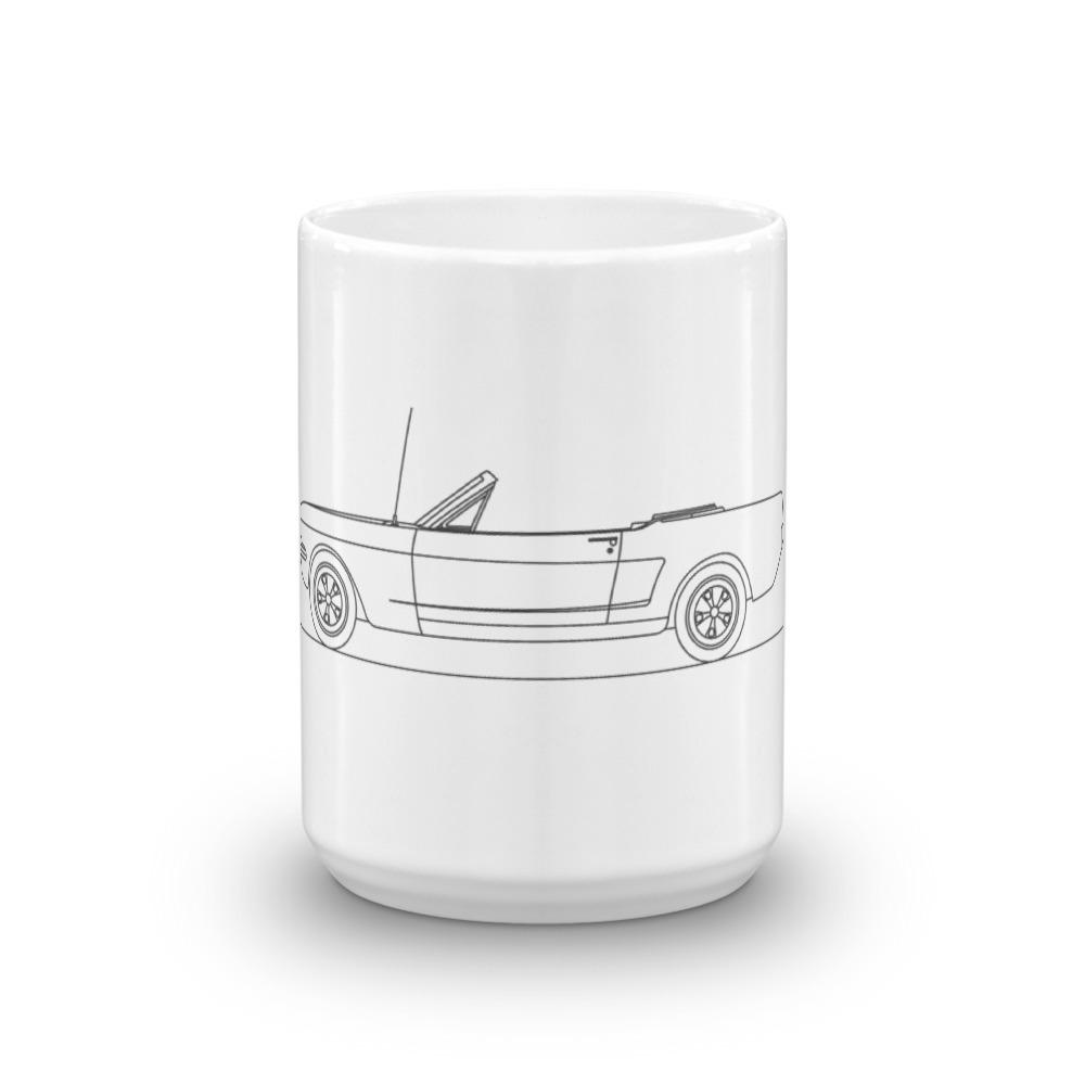 Ford Mustang I GT Convertible Mug - Artlines Design