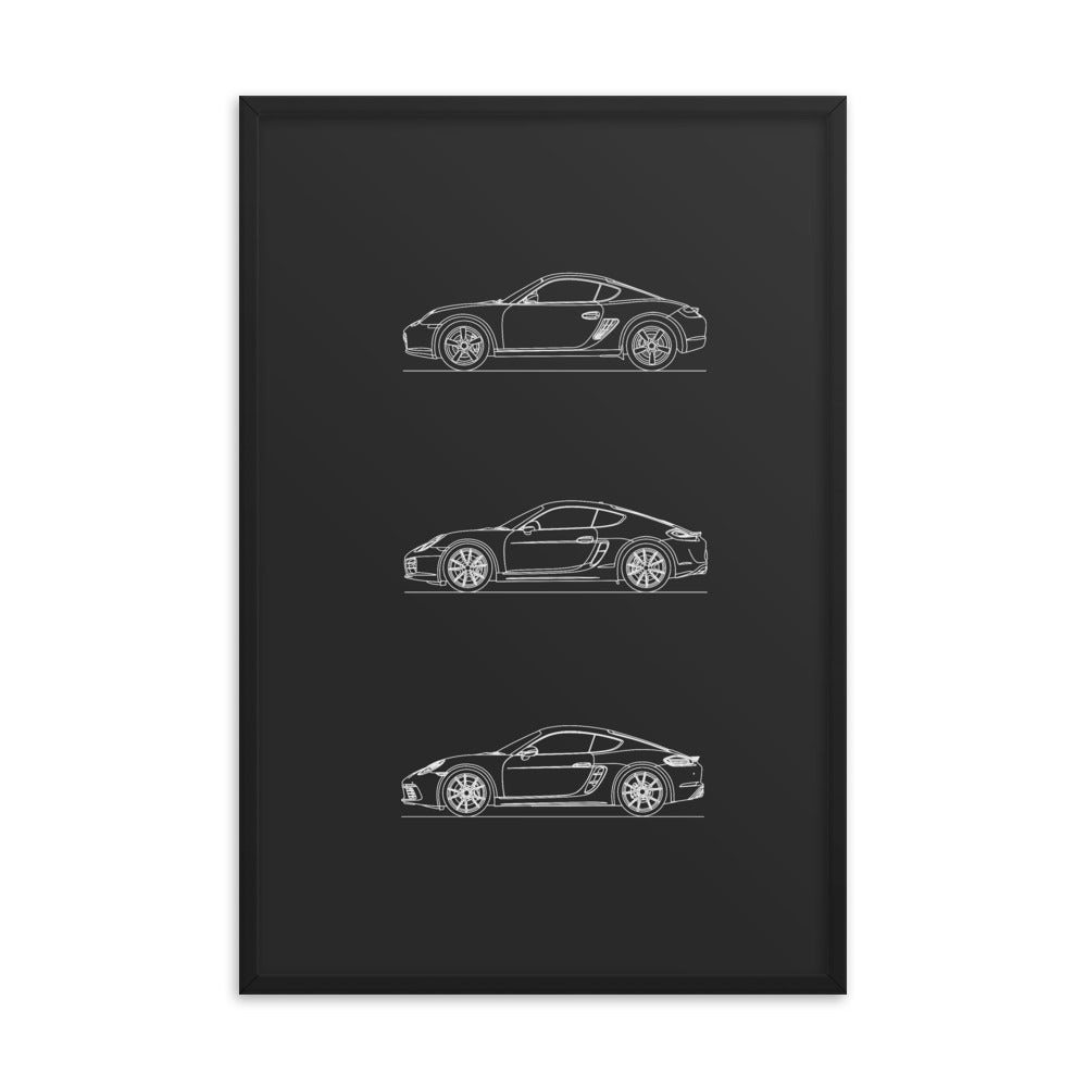 Porsche Cayman Evolution Poster